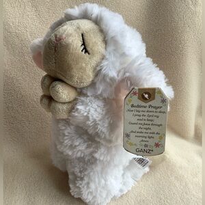 GANZ Inspirational Lamb Plush White Cream Sleepy Lamb Stuffed Animal Toy w Tags